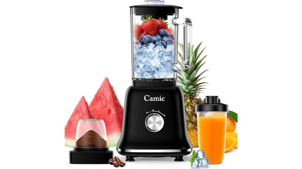 750w glass blender combo