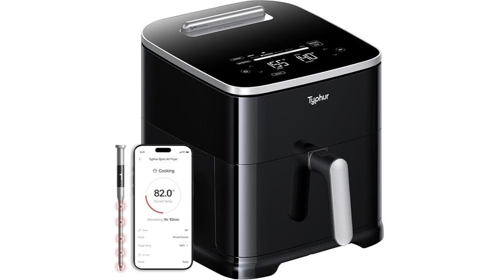 8qt air fryer with thermometer