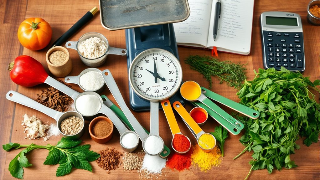 adjust ingredient quantities proportionally