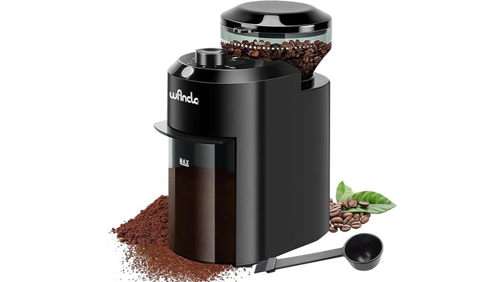 adjustable burr coffee grinder