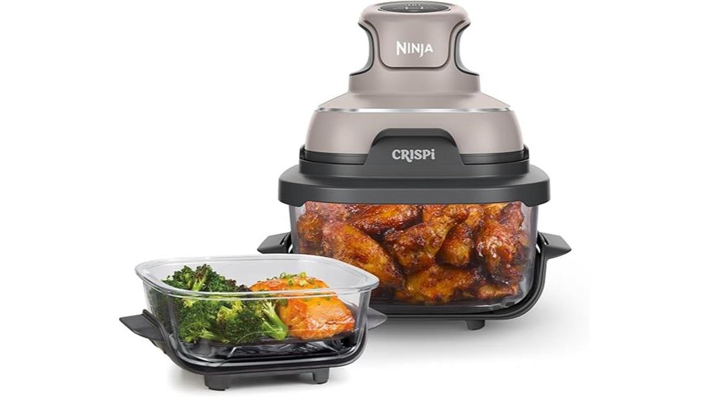 air fryer glass container