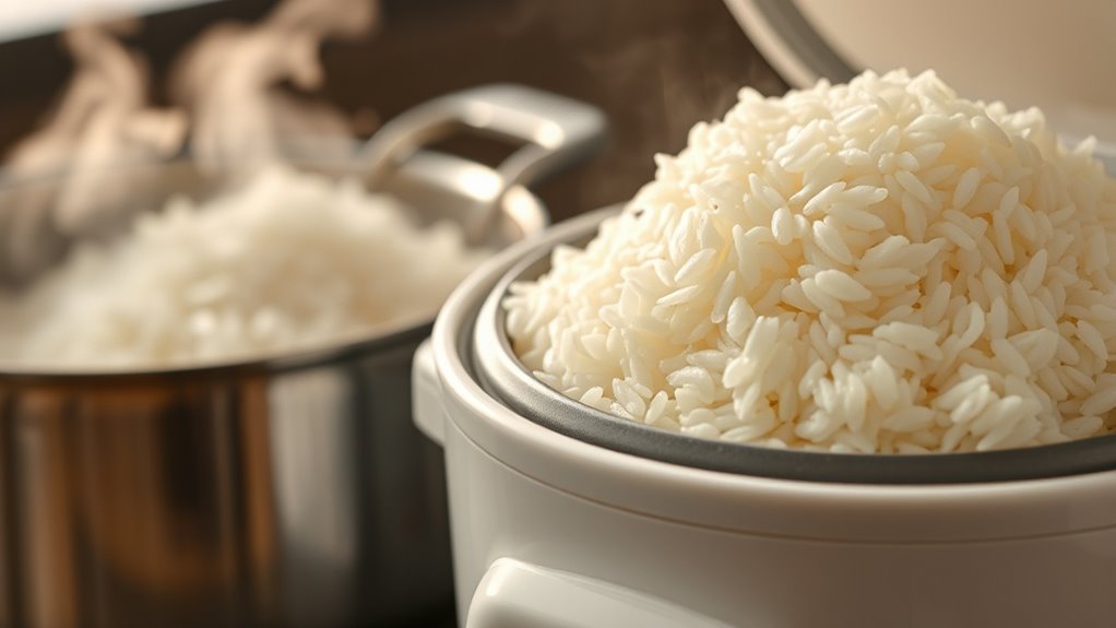 automatic efficient rice cooking