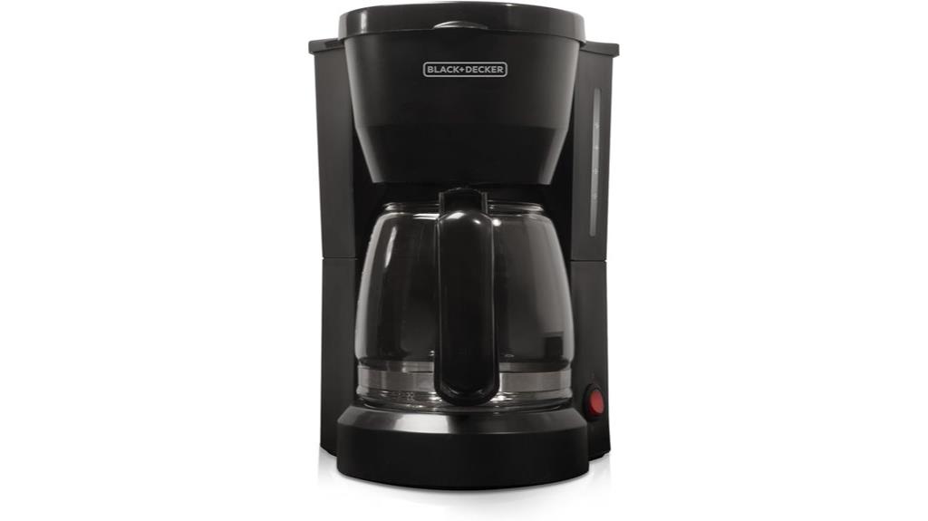 black coffee maker black