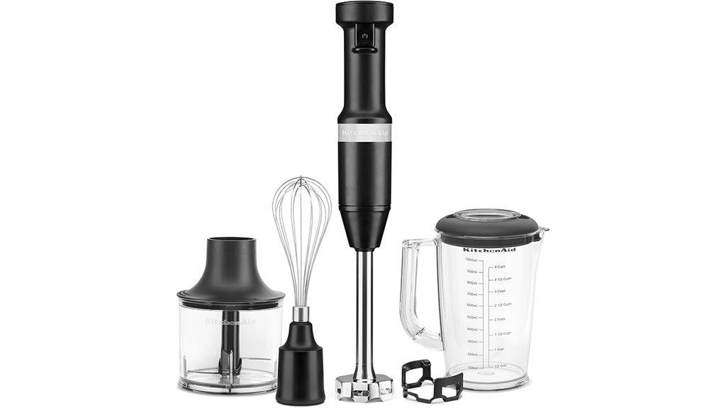 black matte hand blender