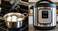 boiling eggs stovetop vs instant pot