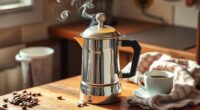 brew coffee with percolator
