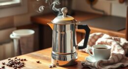 brew coffee with percolator