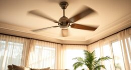 ceiling fans create wind chill