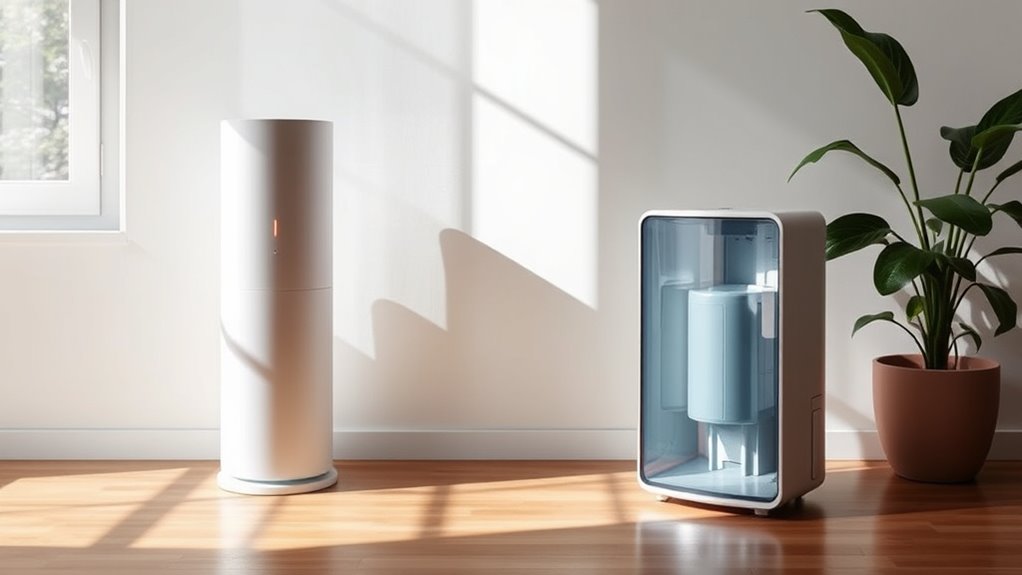 choosing between air purifier and dehumidifier
