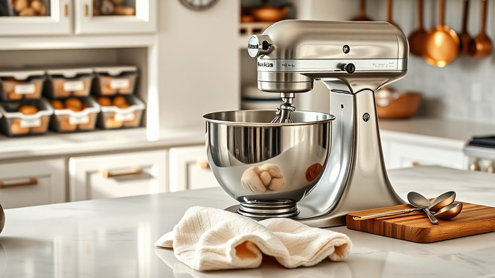 clean and store appliances properly