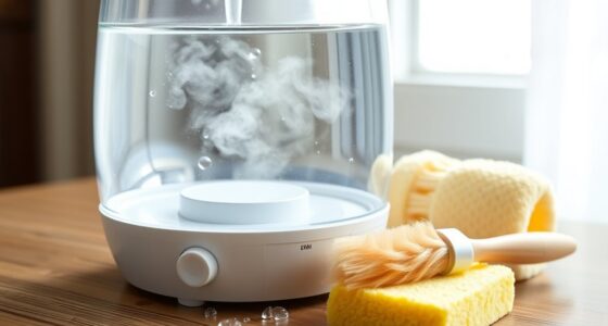 clean humidifier regularly