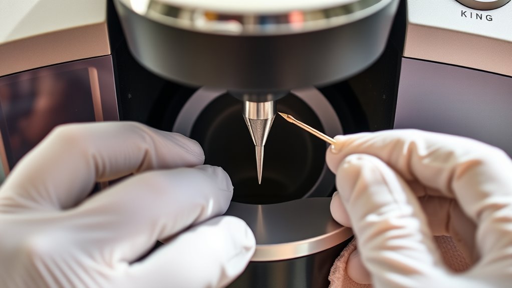 clean needle and brew path