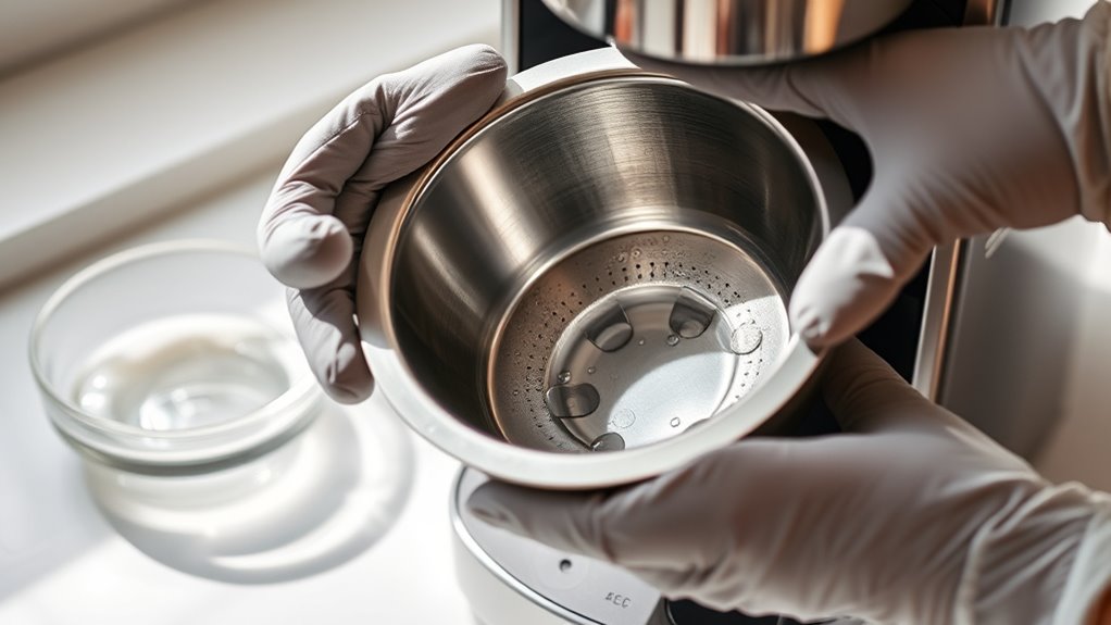 clean removable coffee parts