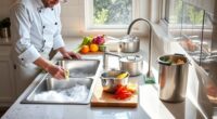 clean while cooking