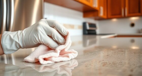 cleaning greasy kitchen surfaces