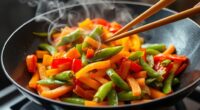 cook quickly over high heat