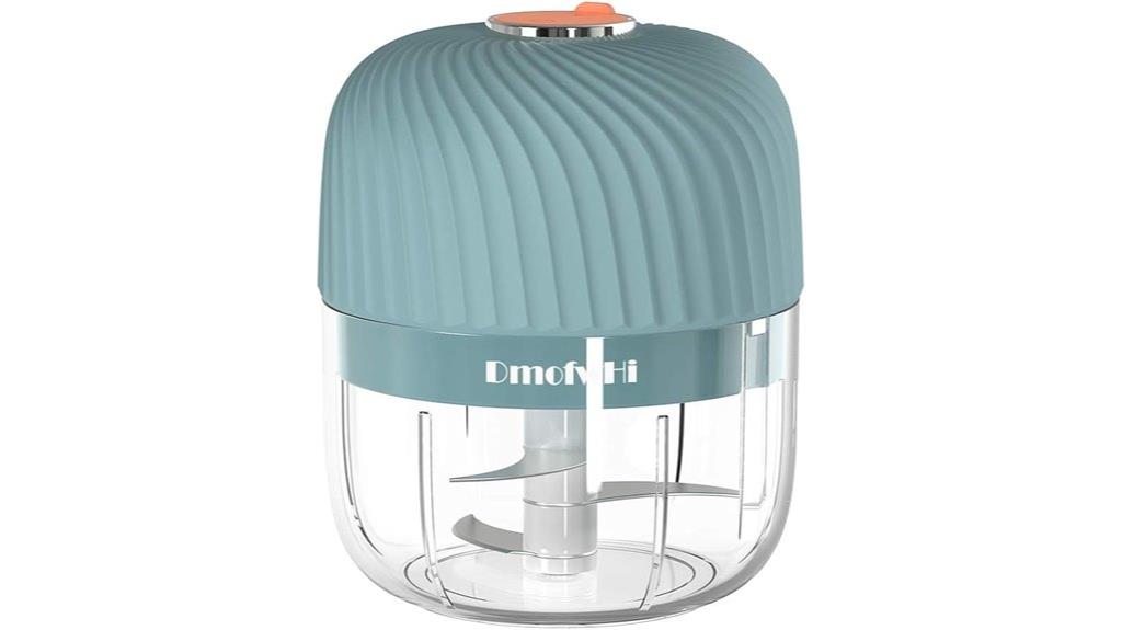 cordless garlic chopper blue