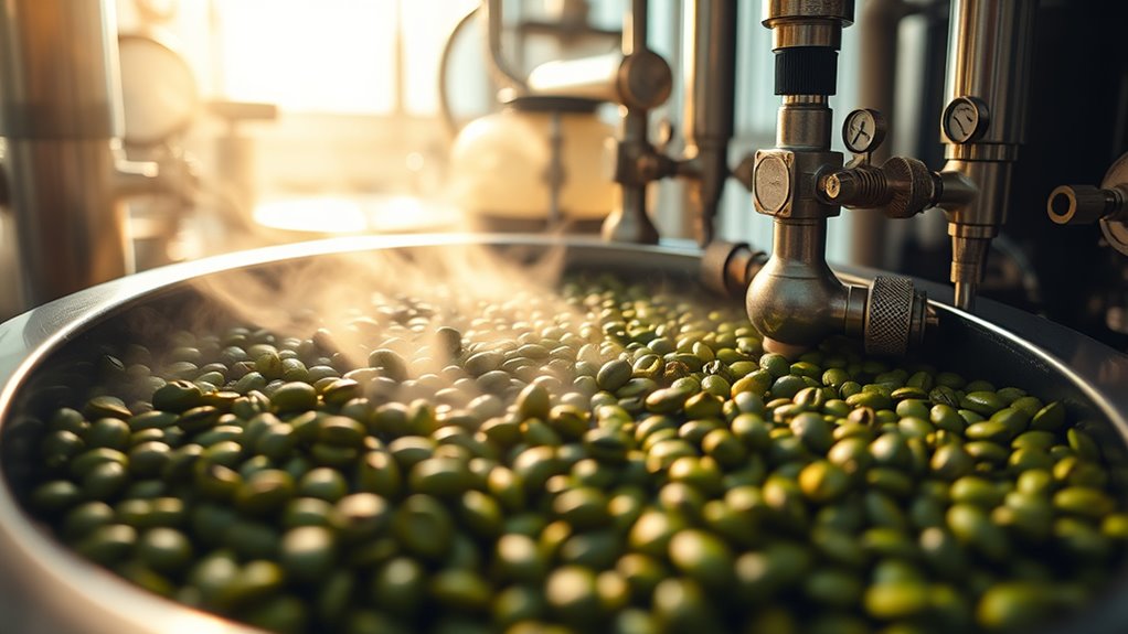 decaffeination process steps