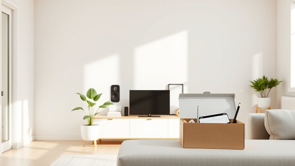 declutter with gadget sorting