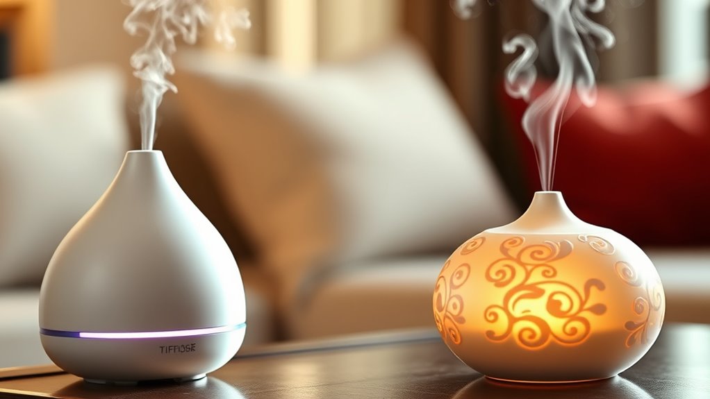 diffuser designs disperse oils