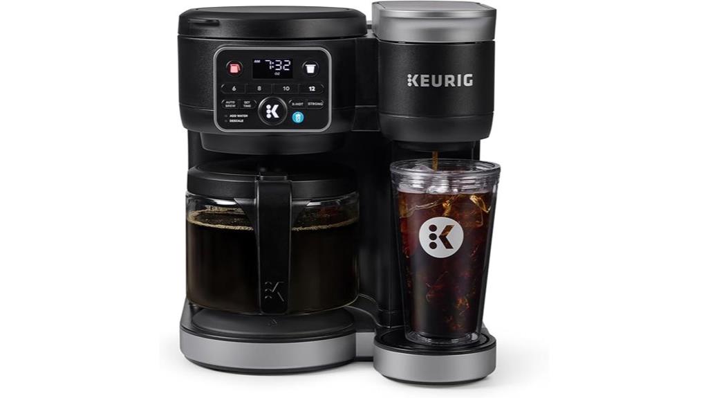 dual function coffee brewer