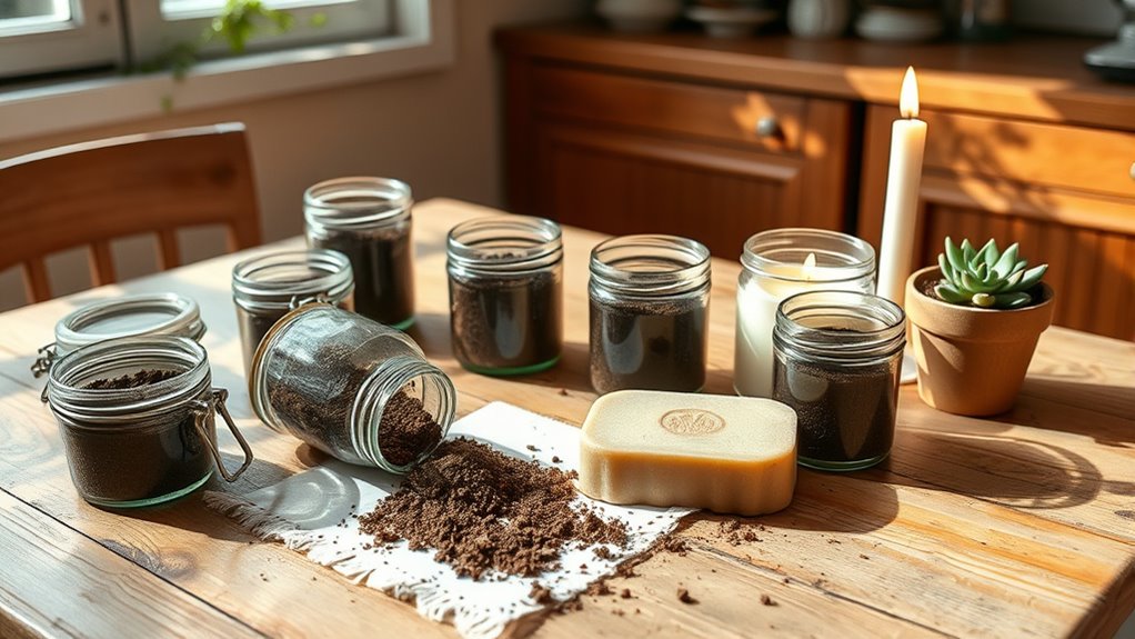 eco friendly coffee ground ideas