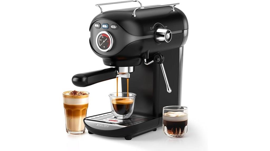 espresso with steam frother