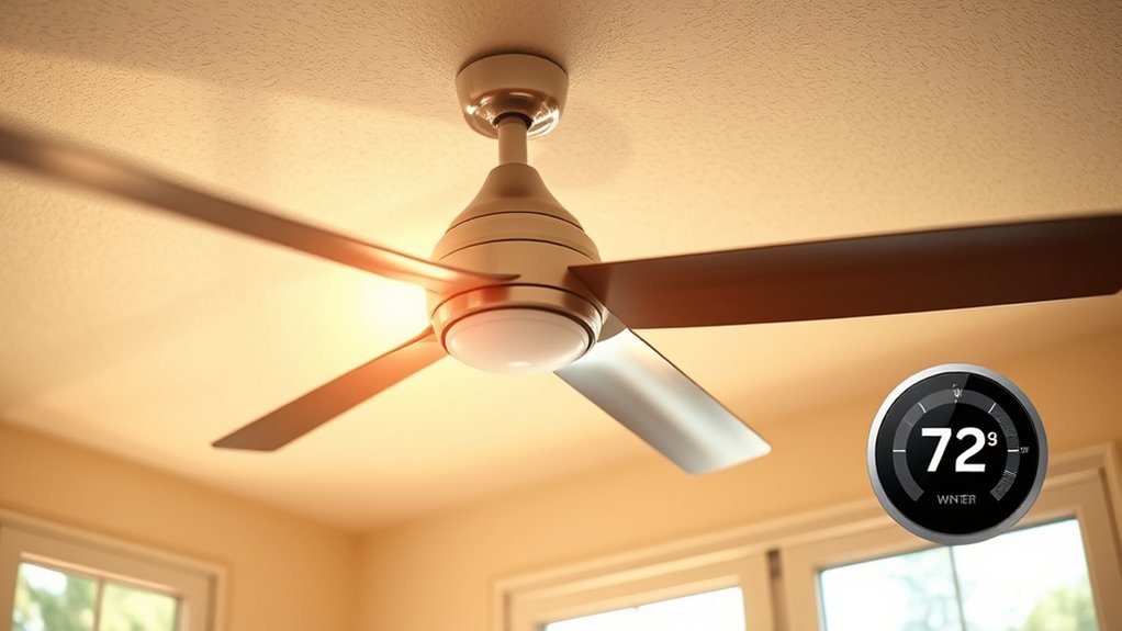 fan direction seasonal effect