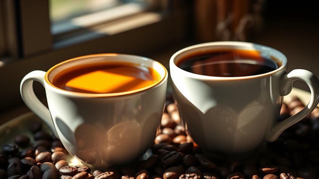 flavor and caffeine differences