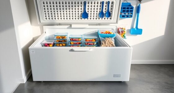 garage freezer cleaning tips