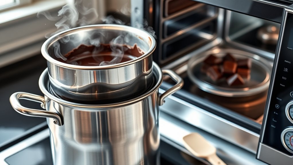 gentle heat stir frequently