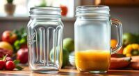 glass versus plastic jars