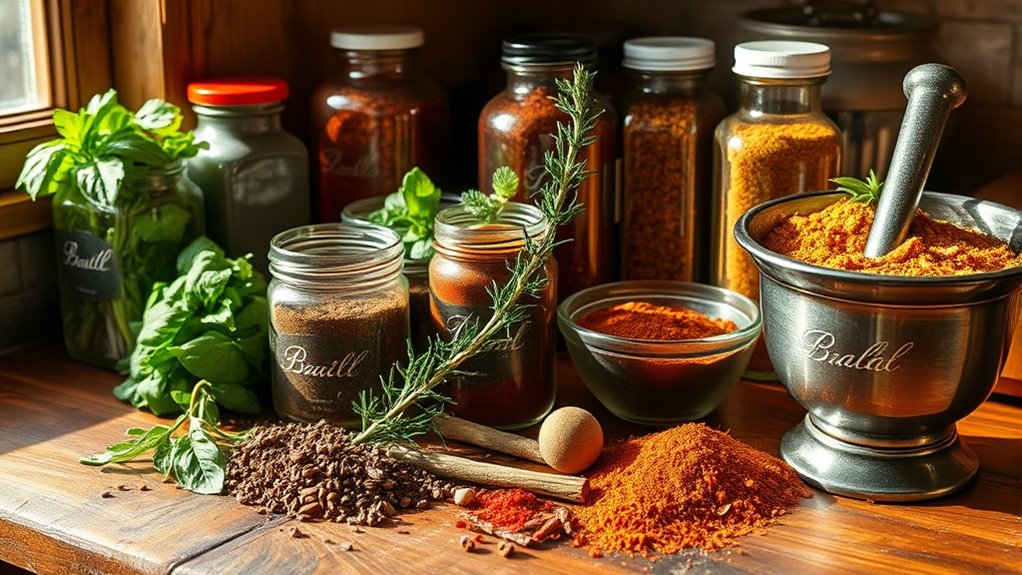 herb and spice storage