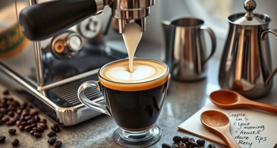 homemade cappuccino preparation steps