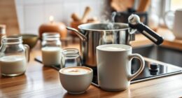 homemade milk frothing methods