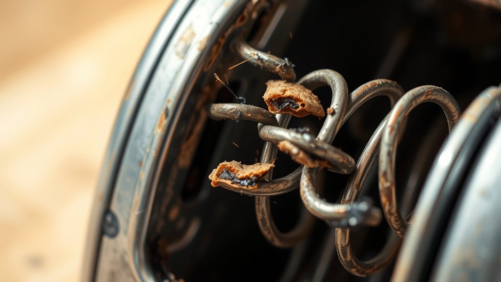 inspect heating element damage