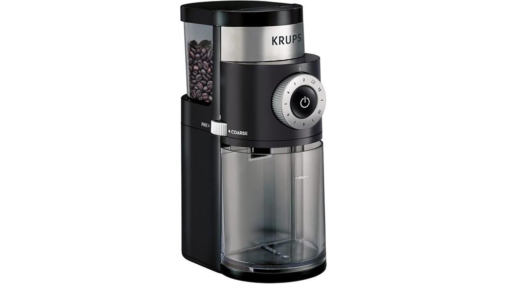 krups 110w burr grinder