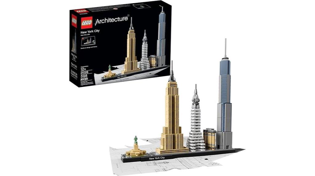 lego nyc building model