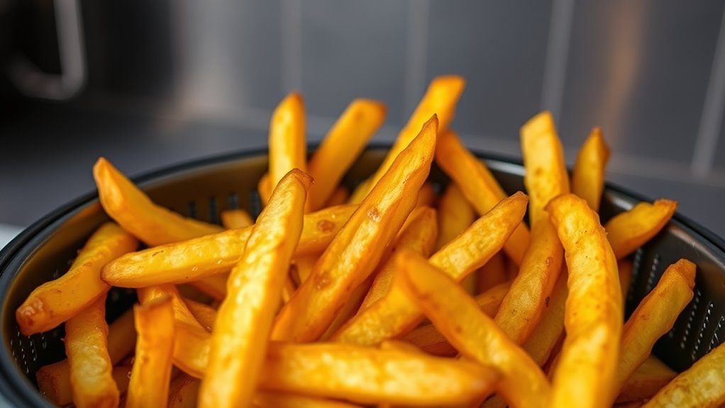 lightly spray for crispiness