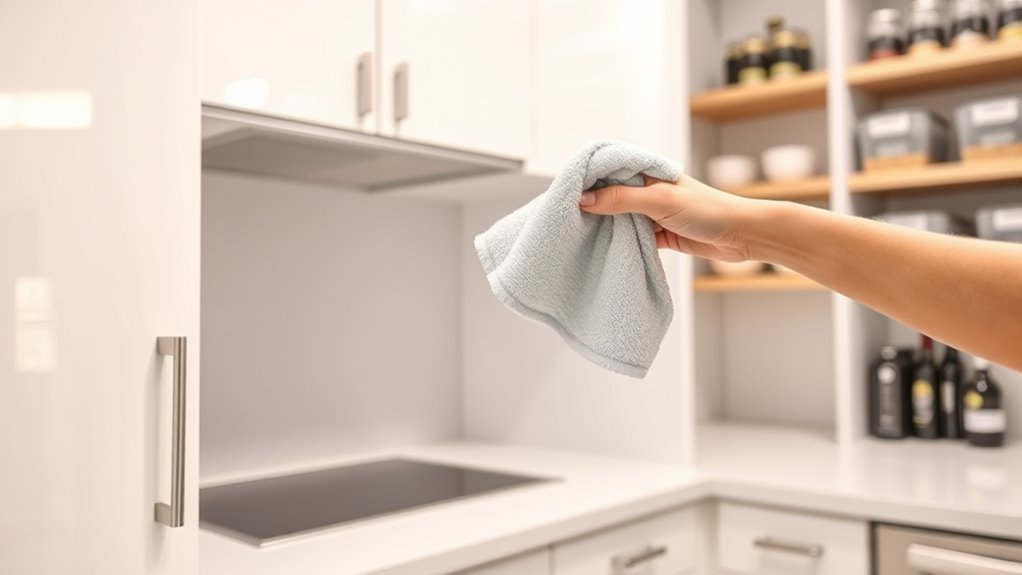 maintain clean cooking environment