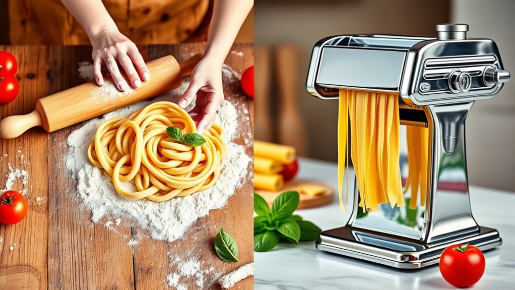manual and machine pasta