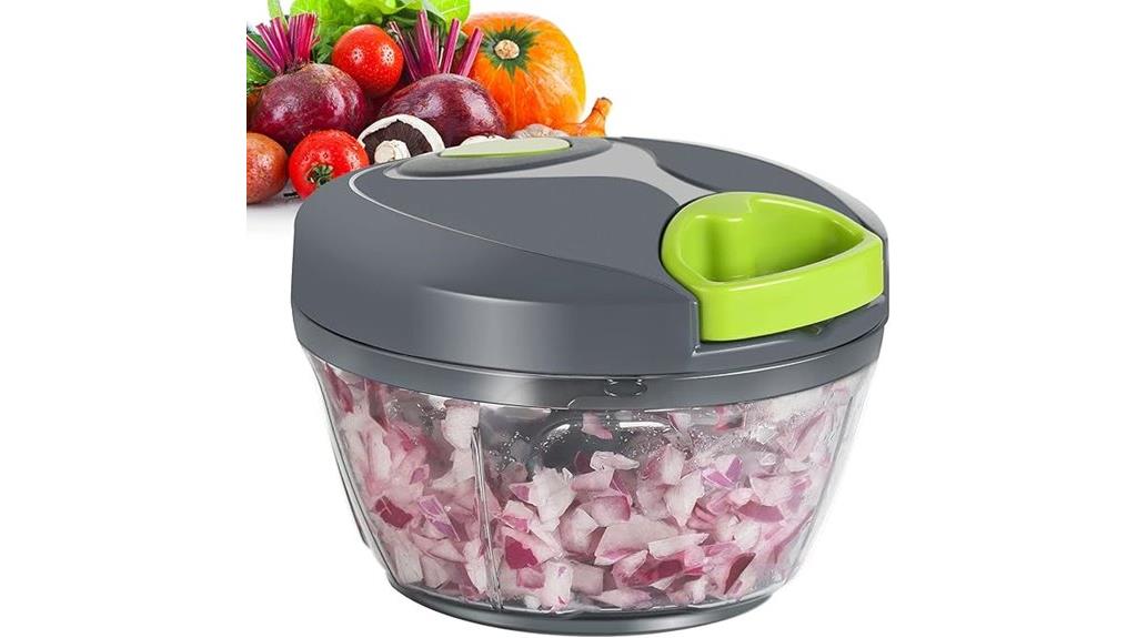 manual grey vegetable chopper