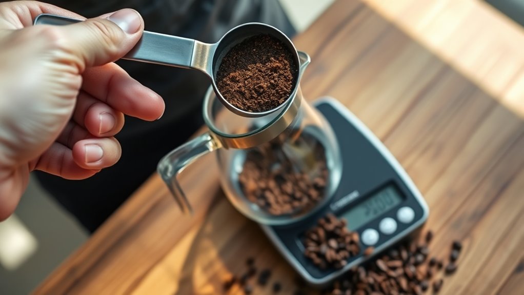 measure coffee and water accurately