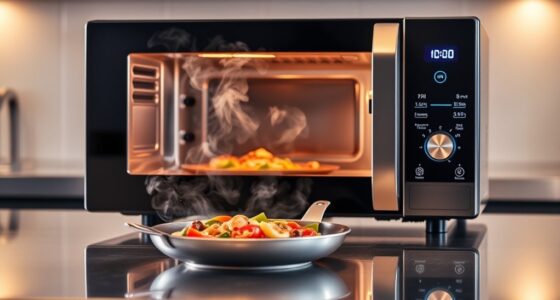 microwave sensor cooking adjusts