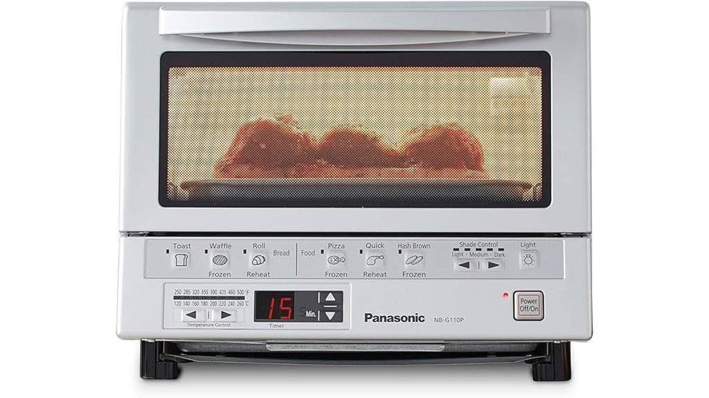 panasonic flashxpress toaster oven