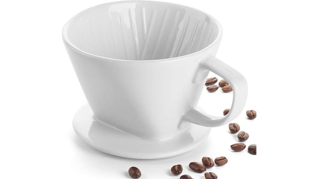 porcelain single cup dripper