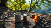 portable camping coffee brewing