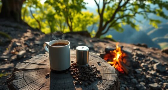 portable camping coffee brewing