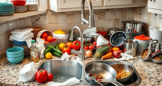 post feast kitchen cleanup