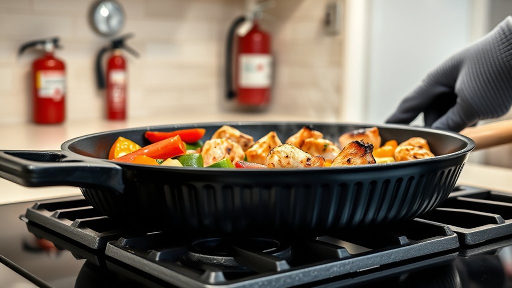 practice fire safety precautions